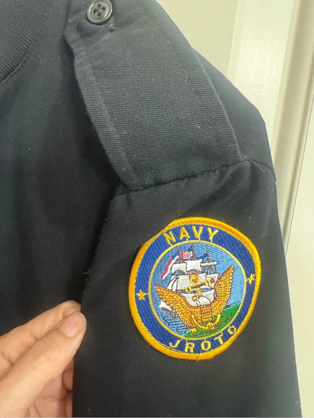 Neptune Garment Co Navy JROTC Wool Blend Bomber Jacket 10 Short 2011 Thinsulate